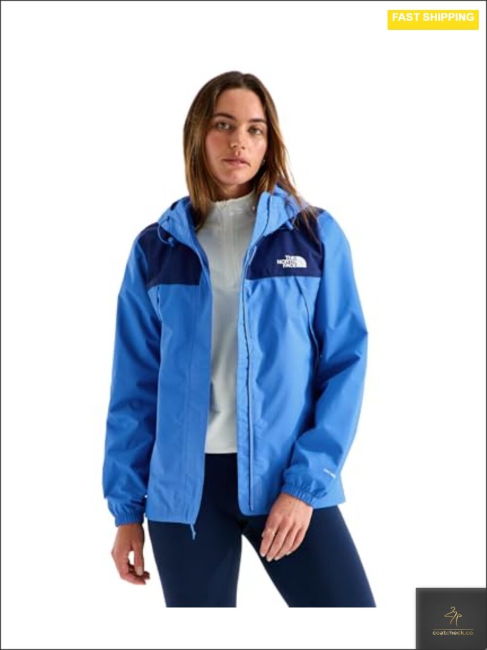 Waterproof Rain Jacket Seam-Sealed Recycled Polyester